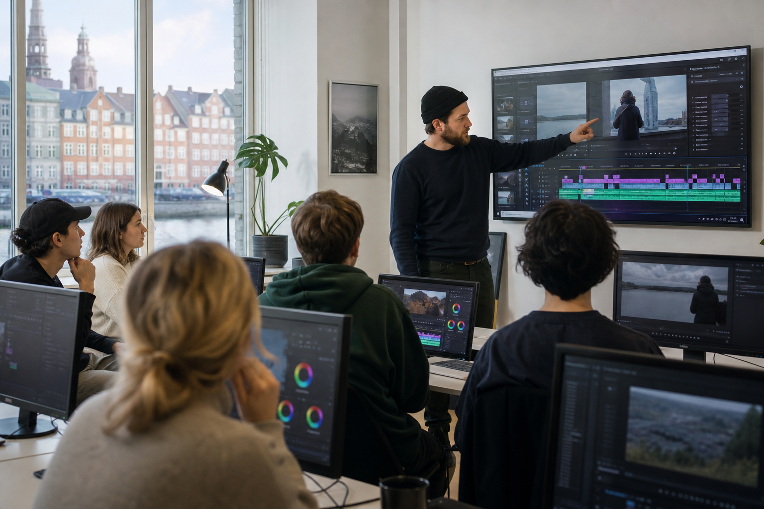 Editing workflow at Digital Storytelling Courses Disgoproem